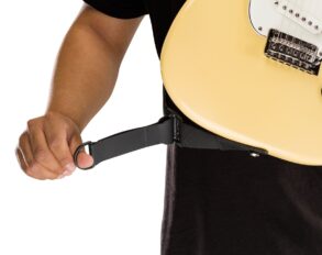 Fender Rayon Right Height Quick Adjust Guitar Strap | Black