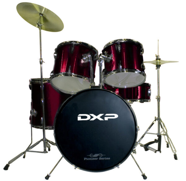 DXP P0406 Standard 5-Piece Drum Kit | Wine Red