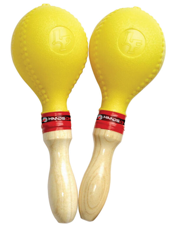 Hands-On 25 x 5.9 cm Maraca | Black/Yellow