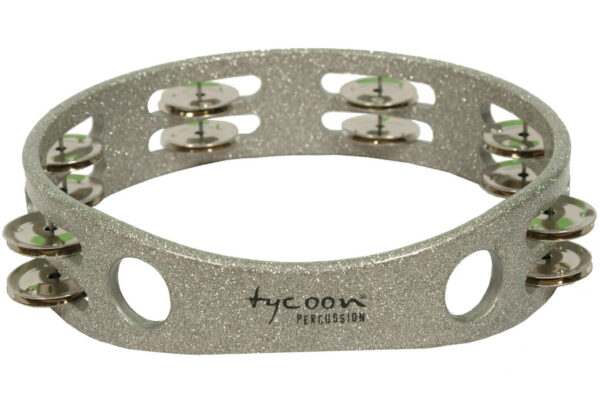 Tycoon Las Vegas Tambourine | Silver