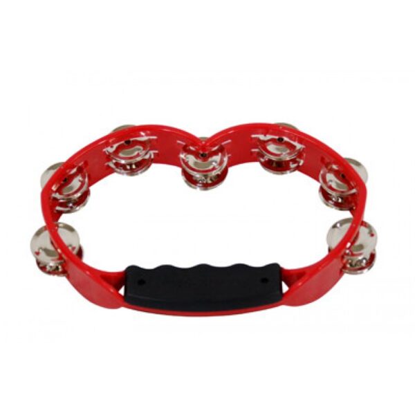 Tycoon Percussion TBH-R BS Red Plastic Hand Held Tambourine