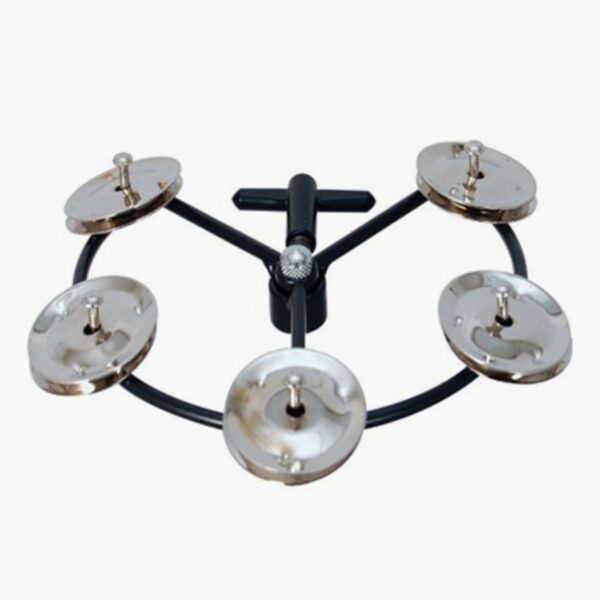 Tycoon TBHH-5S | Hi-Hat Tambourine with Steel Jingles