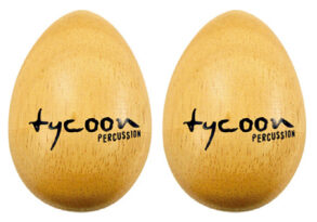 Tycoon Wood Egg Shakers (Pair) | Small