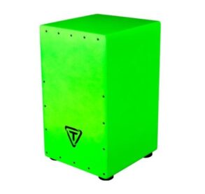 Tycoon Cajon Bold Series, Carrying Bag and Maraccas| Green