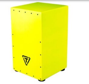 Tycoon Cajon Bold Series, Carrying Bag and Maraccas| Yellow