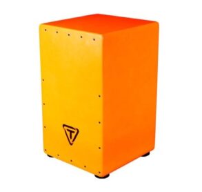 Tycoon Cajon Bold Series, Carrying Bags and Maraccas | Orange