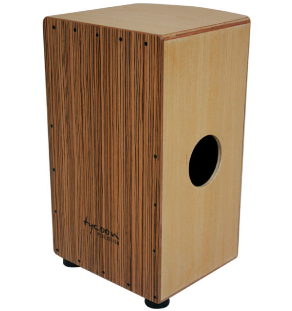 Tycoon Cajon Roundback Series | American Ash/Zebrano