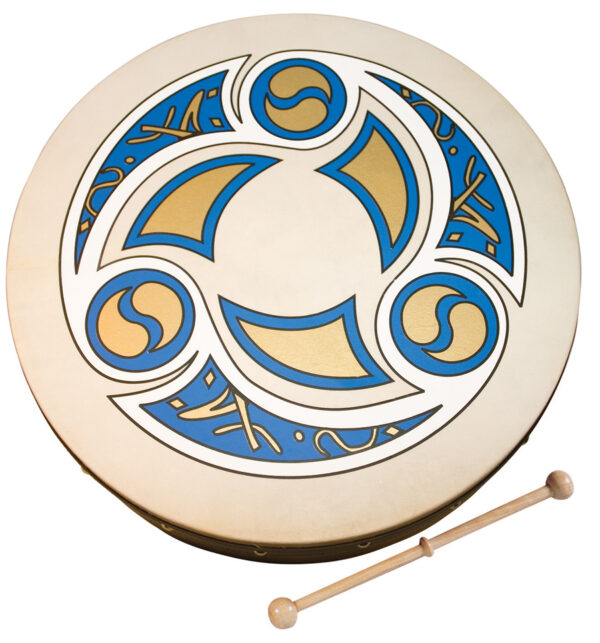 Waltons 18" Celtic Design Bodhran | Trinity