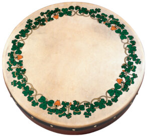 Waltons 12" Celtic Design Bodhran | Shamrock