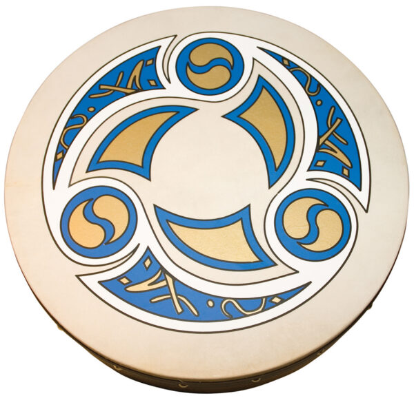 Waltons 12" Celtic Design Bodhran | Trinity