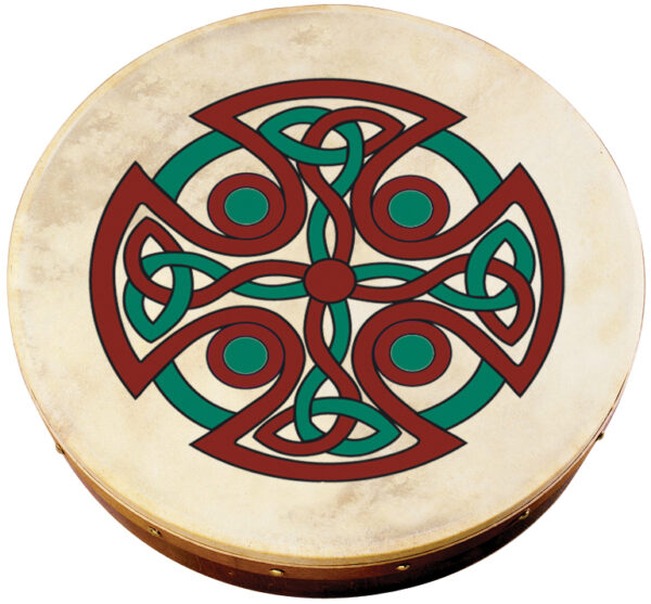 Waltons 12" Celtic Cross Bodhran | Carew Cross