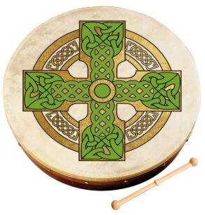 Waltons 18" Celtic Cross Bodhran | Cloghan Cross