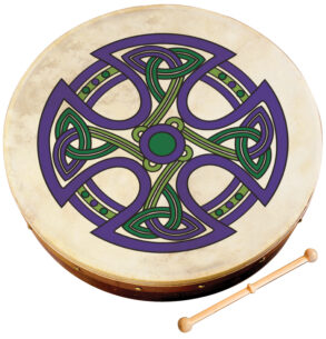 Waltons 18" Celtic Cross Bodhran | Fanore Cross