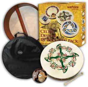 Waltons 18" Celtic Design Bodhran Pack | Clonmacnoise