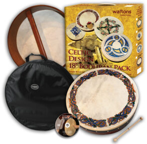 Waltons 18" Celtic Design Bodhran Pack | Animals