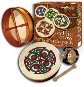 Waltons 12" Celtic Cross Bodhran Pack | Carew Cross