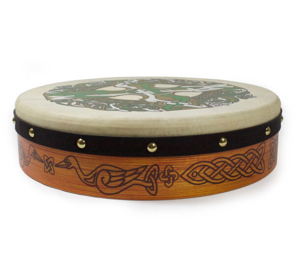 Waltons 15" Celtic Pyrographic Design Bodhran