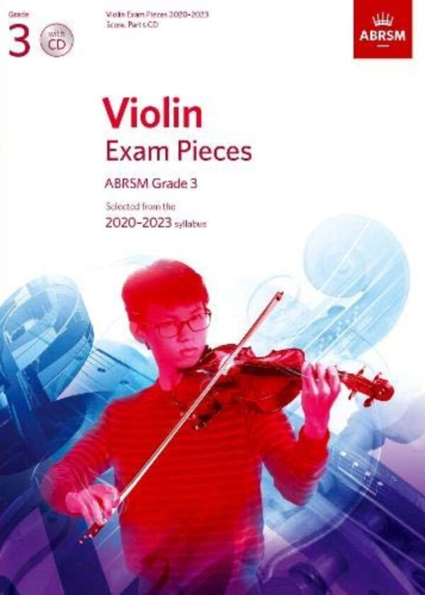 Violin Exam Pieces 2020-2023, ABRSM | Grade 3 | Score, Part & CD