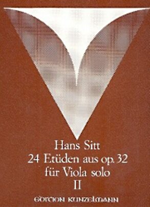 Sitt | 24 Etudes for Solo Viola from Op. 32 | Volume 2 (12 Etudes)