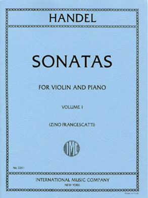 Handel | Sonatas for Violin and Piano | Volume 1