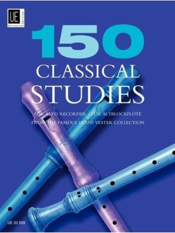 150 Classical Studies for Treble Recorder | Franz Vester