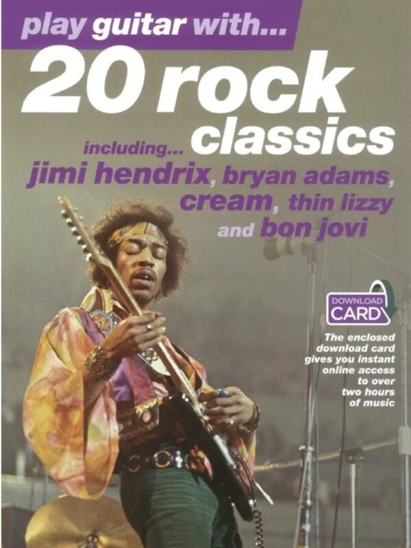 Play Guitar with..| Hendrix, Thin Lizzy, Cream, Brian Adams | 20 Hits