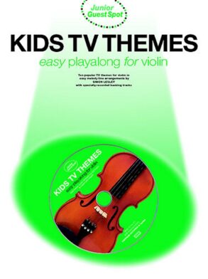 Junior Guest Spot Easy Playalong for Violin | Kids TV Themes & CD