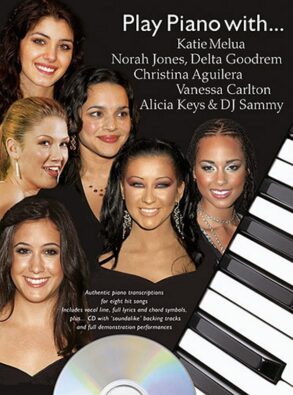 Play Piano with | Melua, Jones, Goodrem, Aguilera, Carlton..| CD |PVG