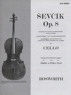 Sevcik | Changes of Position+ Preparatory Scale Studies Op. 8 | Cello