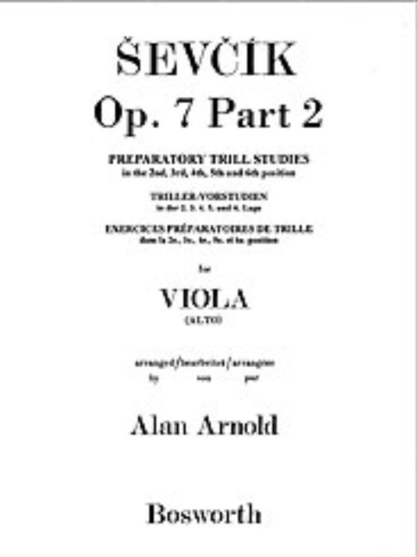 Sevcik | Viola Studies | preparatory Trill Studies Part 2