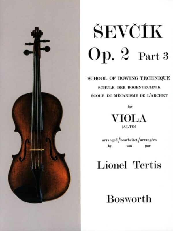 Sevcik Viola Studies | School of Bowing Technique | Op 2. Part 3