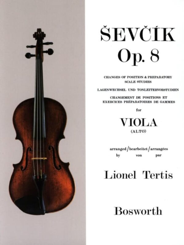 Sevcik Viola Studies opus 8 | Changes of Position, Preparatory Scales