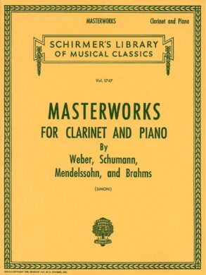 Masterworks for Clarinet and Piano | Intermediate Player