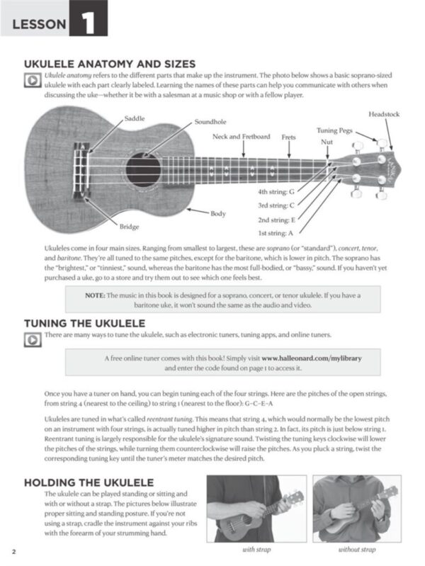 First 15 Lessons | Ukulele Step by Step with Audio | Beginners Guide