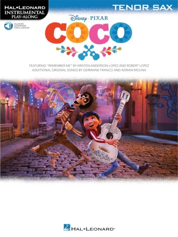 Coco | Instrumental Play Along| 7 Songs from the Film| Tenor Saxophone