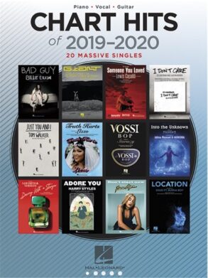 Chart Hits of 2019 and 2020 for Piano , Vocal and Guitar