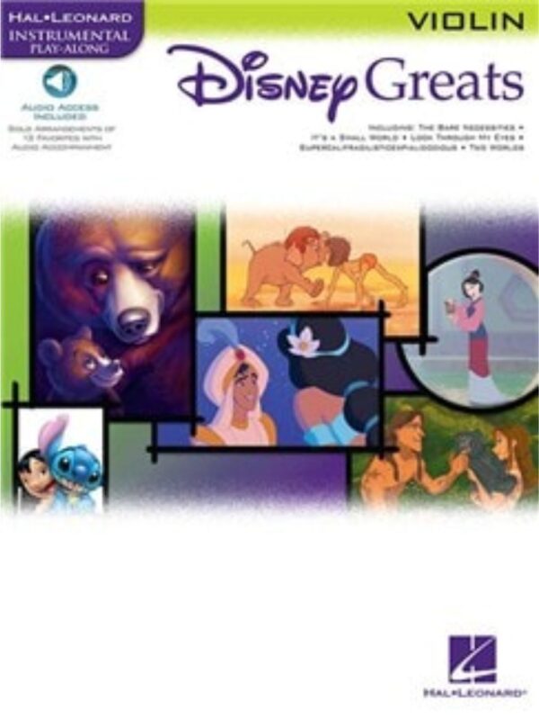 Disney Greats Play along | Violin | Book + online Audio