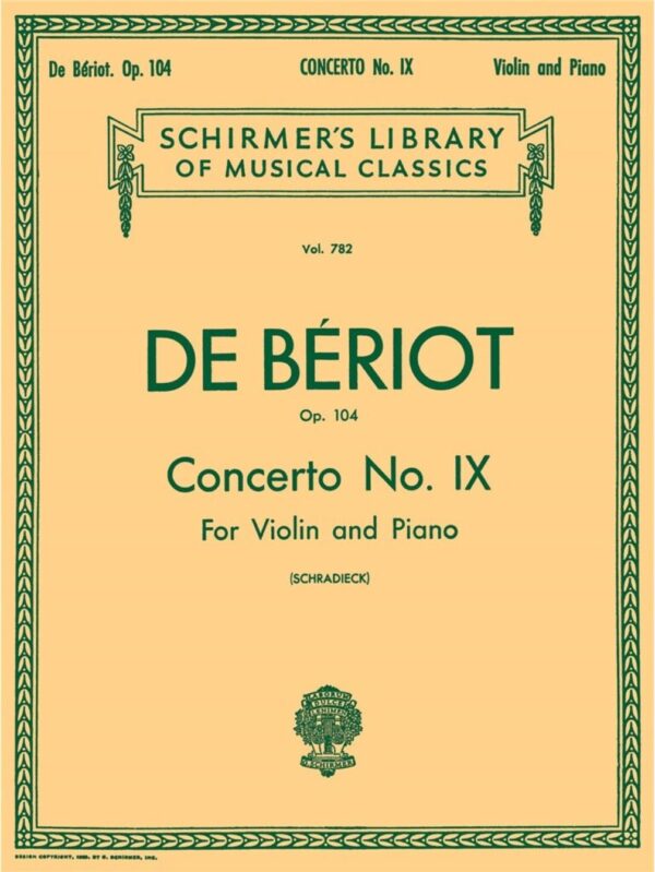 De Beriot | Concerto no 9 in A Minor Op. 104| For Violin and Piano