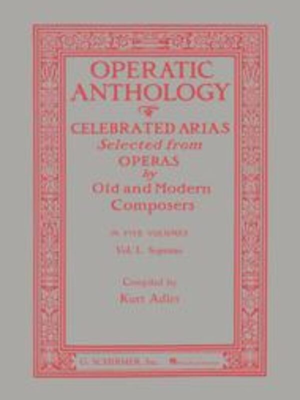 Operatic Anthology Volume 1 | Soprano | Voice and Piano