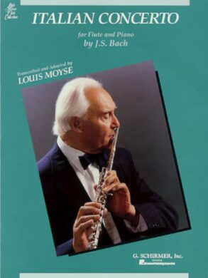 J.S. Bach | Italian Concerto for Flute and Piano | Edited Louis Moyse