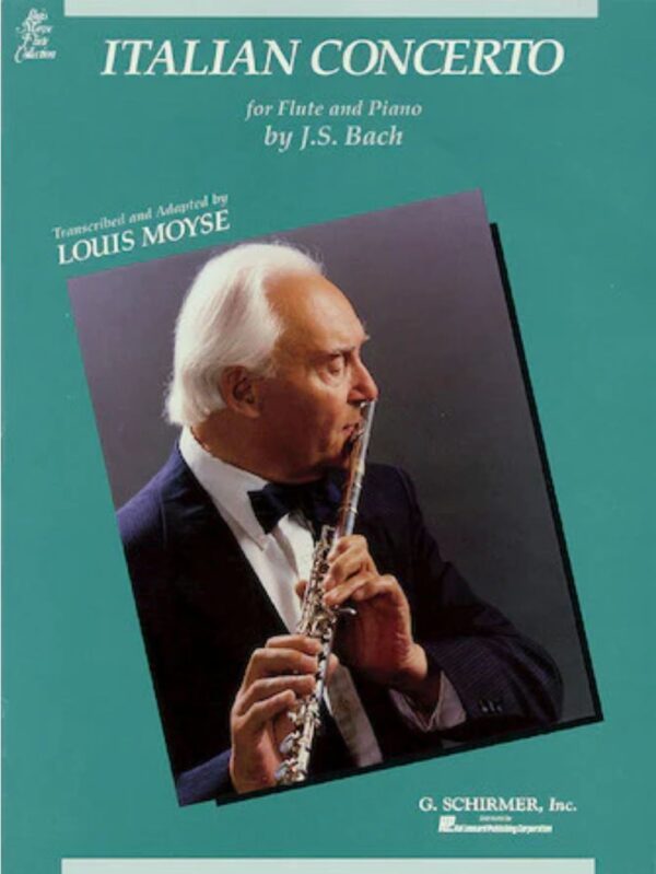 J.S. Bach | Italian Concerto for Flute and Piano | Edited Louis Moyse