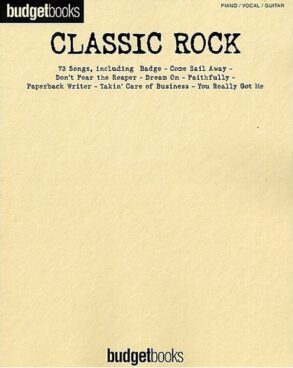 Budget Books | Classic Rock (Piano Vocal Guitar)