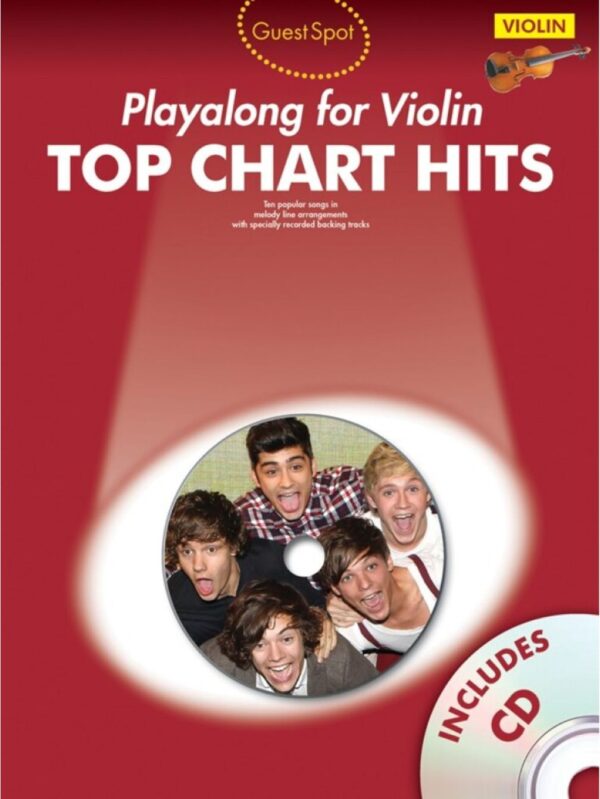 Play-Along for Violin | Top Chart Hits | 10 Popular songs |Book and CD