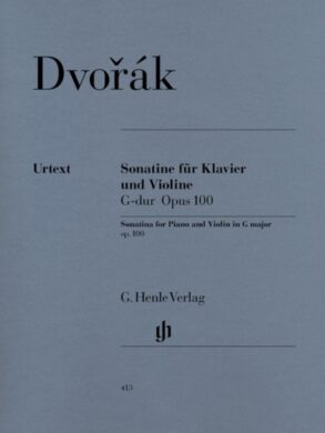 Antonin Dvorak | Violin Sonatina G Major Op.100 | Violin and Piano