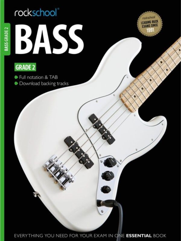 Rockschool Bass Guitar Tuition (2012) â€“ Grade 2 | Book and Audio