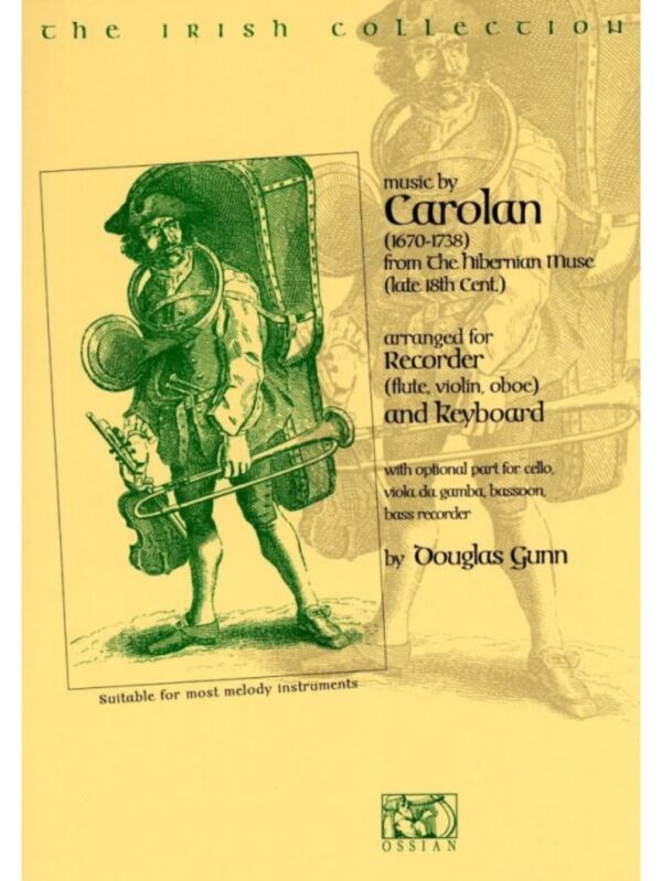 Music By Carolan | Arranged for Recorder And Keyboard | Gunn, D