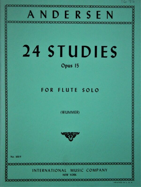 Anderson, Joachim | 24 Etudes for Flute Op.15 | Advanced