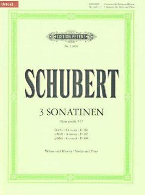 Schubert | 3 Sonatinas for Violin & Piano, Op. 137