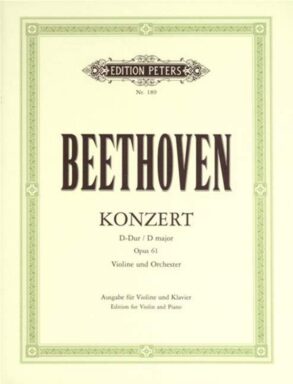 Beethoven | Violin Concerto in D Major (Violin & Piano)