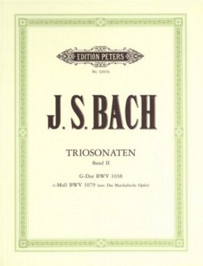 Bach | Trio Sonatas | Vol 2, BWV 1038 & 1079 |Violins or Flutes +Piano